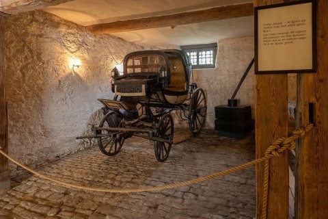 Goethe's Batarde, carriage, Goethe National Museum, Weimar, Thuringia, Germany, Europe