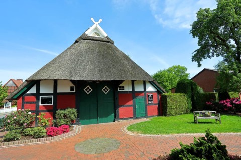 Arts and crafts dele in Huede, arts and crafts, Duemmer See, Lower Saxony, Germany, Europe