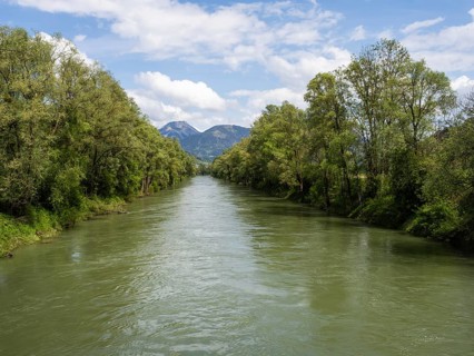 River Enns, near Woerschach, Ennstal, Styria