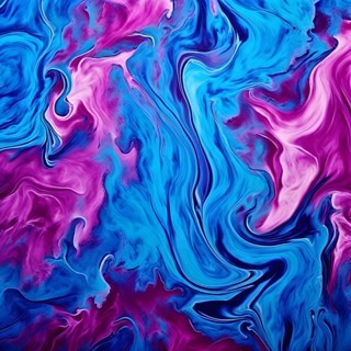 Marble textured blue and magenta chalkboard as illustration background, AI generated