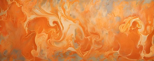 Marble textured orange chalkboard as illustration background, AI generated