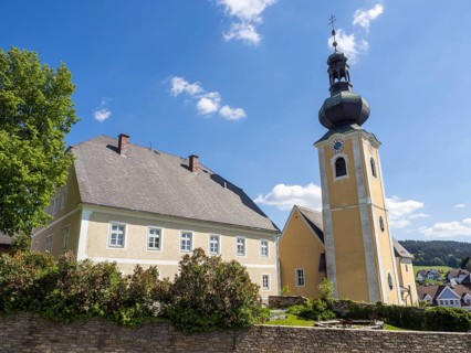 Roman Catholic parish church, dedicated to St James the Elder, St. Jakob im Walde, Styria, Austria,