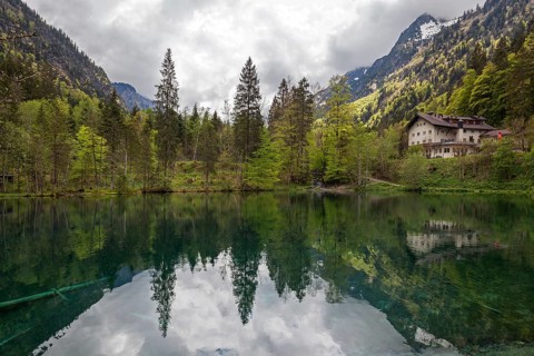 Christlessee, near Gottenried, Trettachtal, Oberstdorf, Oberallgaeu, Allgaeu, Bavaria, Germany,