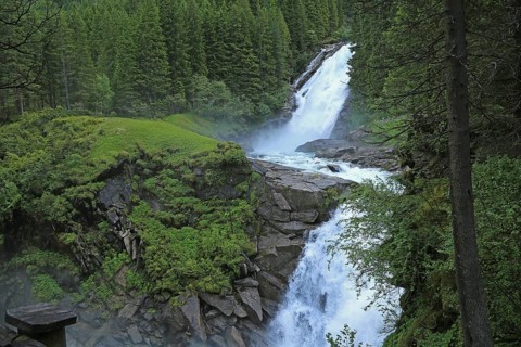 Krimml Waterfalls, Krimml Achental Valley, Hohe Tauern National Park, Krimml, Pinzgau, Austria,