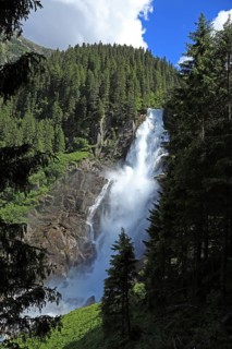 Krimml Waterfalls, Krimml Achental Valley, Hohe Tauern National Park, Krimml, Pinzgau, Austria,