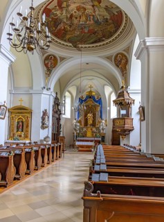 Halbturn Castle Church, Parish, Austria, Europe