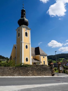 Roman Catholic parish church, dedicated to St James the Elder, St. Jakob im Walde, Styria, Austria,