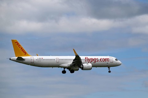 Pegasus aircraft, Airbus A321neo, TC-RBH