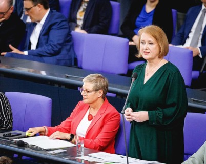 Lisa Paus, Federal Minister for Family Affairs, Senior Citizens, Women and Youth, recorded during