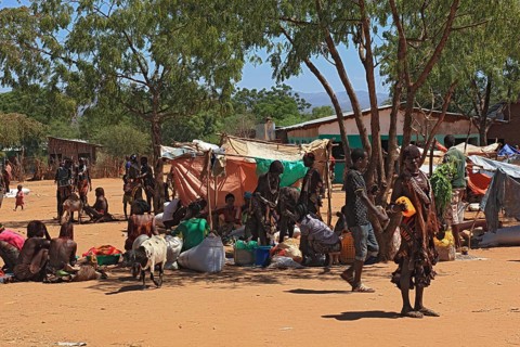 South Ethiopia, Omo region, in the village of Turmi, at the market, the tribe of the Hamar, Hamer,