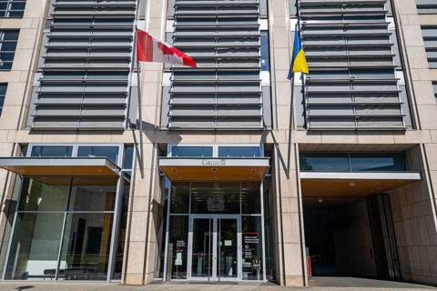Canadian Embassy, Leipziger Platz, Berlin, Germany, Europe