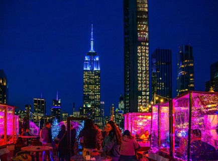 The Edge is the name of New York's highest viewing platform on the skyscraper at 30 Hudson Yards,