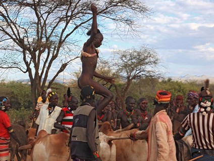 South Ethiopia, Omo region, among the Hamar tribe, Hamer, Hamma, Hammer, Amar or Amer, initiation