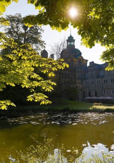 Bueckeburg Castle, ancestral seat of the House of Schaumburg-Lippe, Bueckeburg, Lower Saxony,