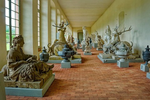 Lapidarium in the Orangery, Schwetzingen Palace and Palace Gardens, Schwetzingen,