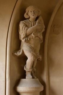 Sculpture, Art Nouveau church, Gaggstatt, Art Nouveau, Kirchberg-Gaggstatt, Church, Jagsttal,