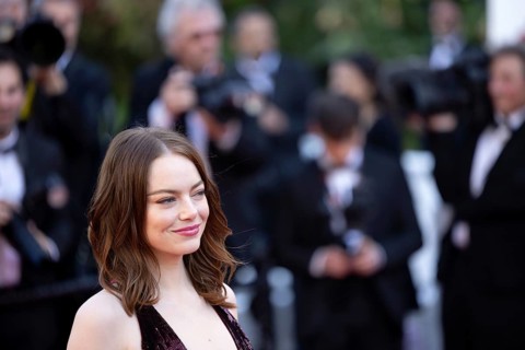 Cannes, France, 17.5.2024: Emma Stone at the premiere of Kinds of Kindness on the red carpet of the