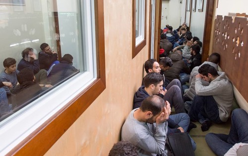 Muslims in Berlin gathered for prayer on 1 May 2015 at the Dar Assalam Mosque, Neukoelln Meeting
