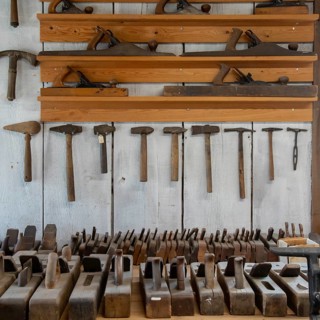 Fort Dodge, Iowa, Tools at Ole Fjetland Cabinet Shop at the Fort Museum and Frontier Village.