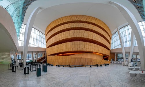 Opera Interior Panorama Oslo Norway