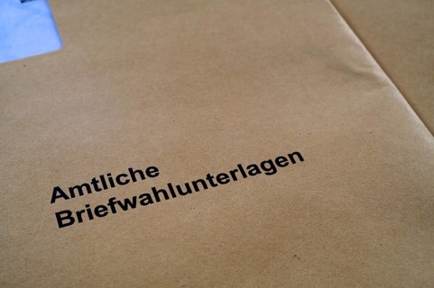 Notification, Envelope, Postal ballot, Official postal ballot documents, Election, Parliamentary