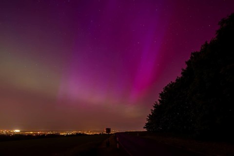 Strong coronal mass ejections on the sun have sent correspondingly intense storms of charged