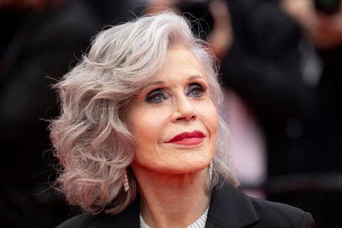 Cannes, France, 14 May 2024: Jane Fonda during the opening of the 77th Cannes International Film