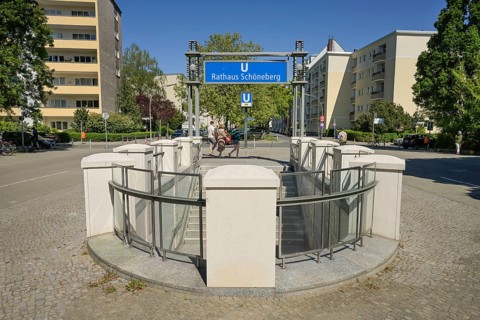 U-Bahn station Rathaus Schoeneberg, Schoeneberg, Tempelhof-Schoeneberg, Berlin, Germany, Europe