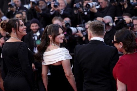 Cannes, France, 17.5.2024: Selena Gomez at the premiere of Emilia Perez on the red carpet of the