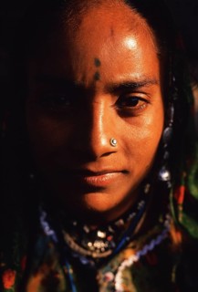 Woman from the Gaduliyar Lohar caste, low caste female blacksmith, Rajasthan, India. The Gaduliya
