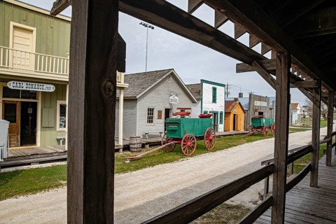 Fort Dodge, Iowa, The Fort Museum and Frontier Village. Operated by the Fort Dodge Historical