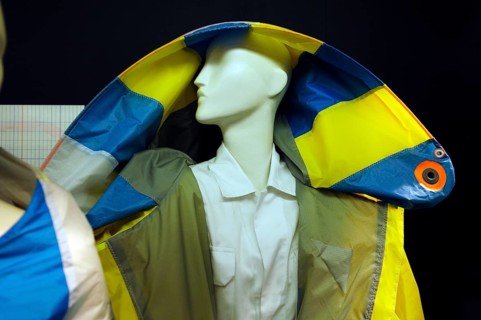 Fashion mannequin with modern mackintosh Department of Fashion at the Victoria & Albert Museum, 1-5