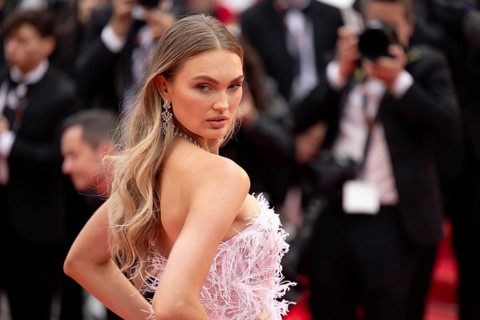 Cannes, France, 14 May 2024: Romee Strijd during the opening of the 77th Cannes International Film