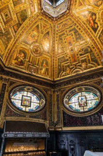 Interior view, Chapel of Mercy, place of pilgrimage, Kevelaer, Lower Rhine, North Rhine-Westphalia,