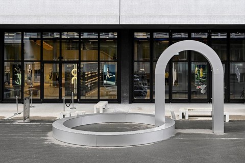 Commercial building on AG, Zurich, Switzerland, Europe