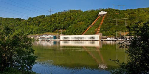 Herdecke pumped storage power station and Koepchenwerk, Lake Hengstey, Industrial Heritage on the