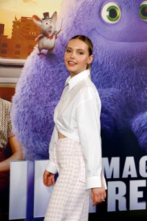 Lina Larissa Strahl at the special screening of IF: IMAGINARY FRIENDS at the Berlin CinemaxX cinema