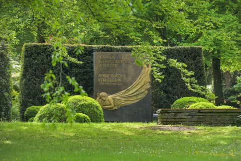 Grave of publisher Franz Burda and publisher Aenne Burda, Weingarten City Cemetery, Offenburg,
