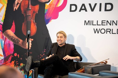David Garrett, Press conference for the new tour Millennium Symphony World Tour 2025 at Flora,