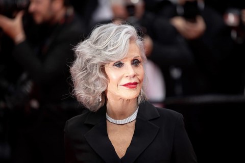 Cannes, France, 14 May 2024: Jane Fonda during the opening of the 77th Cannes International Film