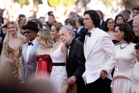 Cannes, France, 16 May 2024: Grace VanderWaal, Laurence Fishburne, D. B. Sweeney, Talia Shire,