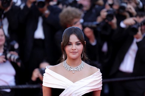 Cannes, France, 17.5.2024: Selena Gomez at the premiere of Emilia Perez on the red carpet of the