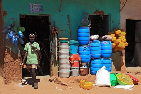 Southern Ethiopia, Omo region, market in the village of Turmi, the Hamar tribe, Hamer, Hamma,
