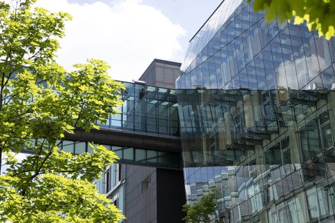 Jakob Kaiser House of the German Bundestag, where a search is currently taking place in the office