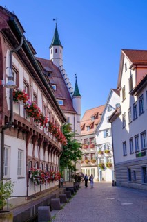 Old and New Town Hall, Biberach an der Riss, Upper Swabia, Baden-Wuerttemberg, Germany, Europe