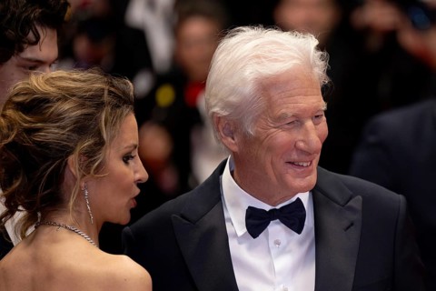 Cannes, France, 17.5.2024: Richard Gere and Alejandra Silva at the premiere of Oh, Canada on the