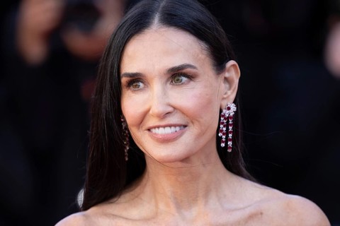 Cannes, France, 17.5.2024: Demi Moore at the premiere of Kinds of Kindness on the red carpet of the
