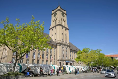 Rathaus Schoeneberg, John-F.-Kennedy-Platz, Schoeneberg, Berlin, Germany, Europe