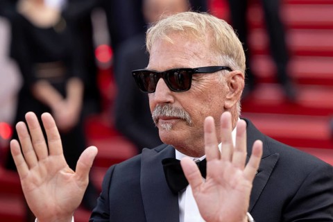 Cannes, France, 14 May 2024: Kevin Costner at the premiere of Horizon: An American Saga on the red