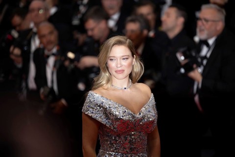 Cannes, France, 14 May 2024: Lea Seydoux during the opening of the 77th Cannes International Film